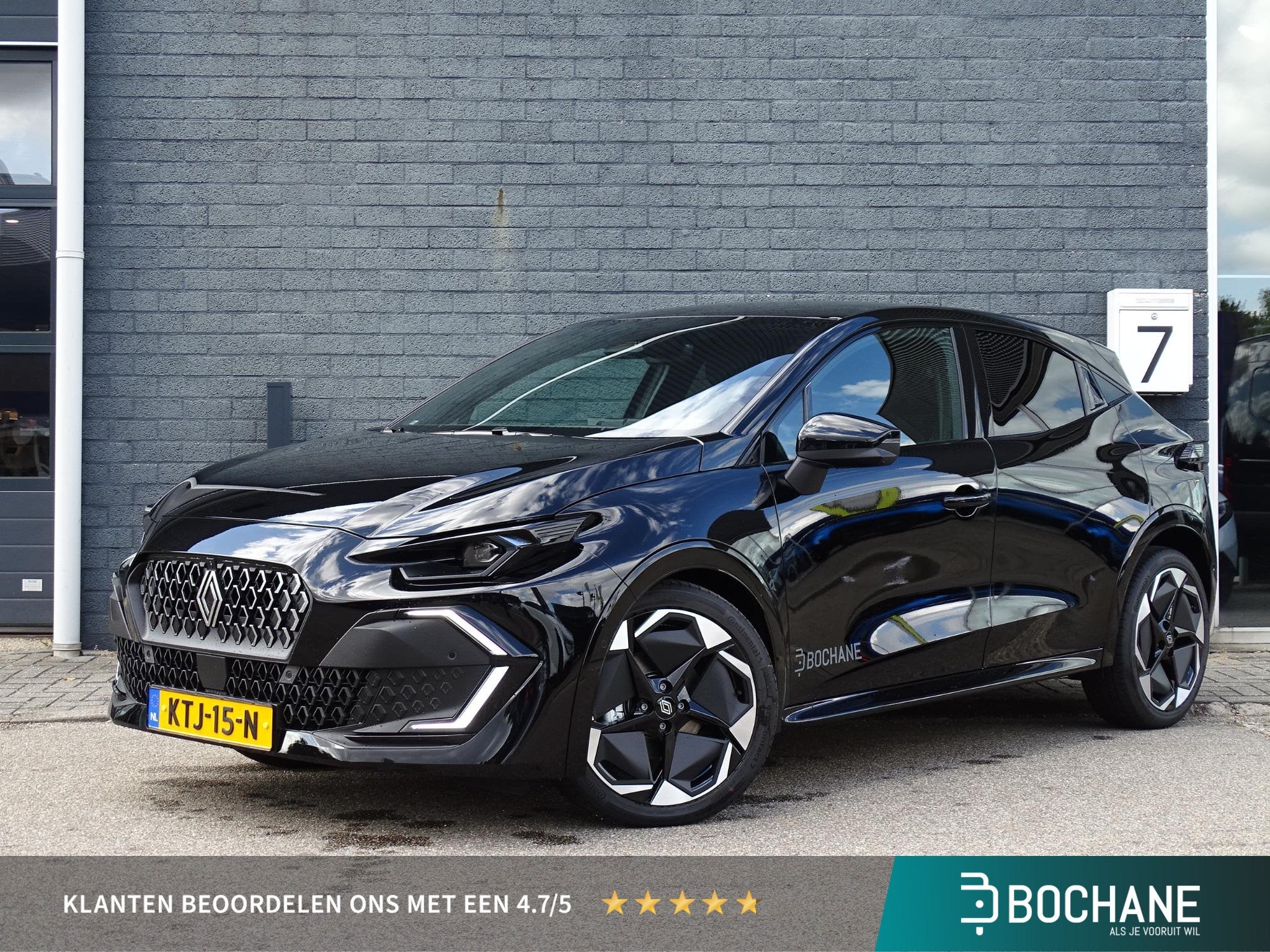 Renault Clio 1.8 Hybrid 160 esprit Alpine ACHTERSPOILER / PA, Auto's, 4 cilinders, Met garantie (alle), 1246 kg, Zwart