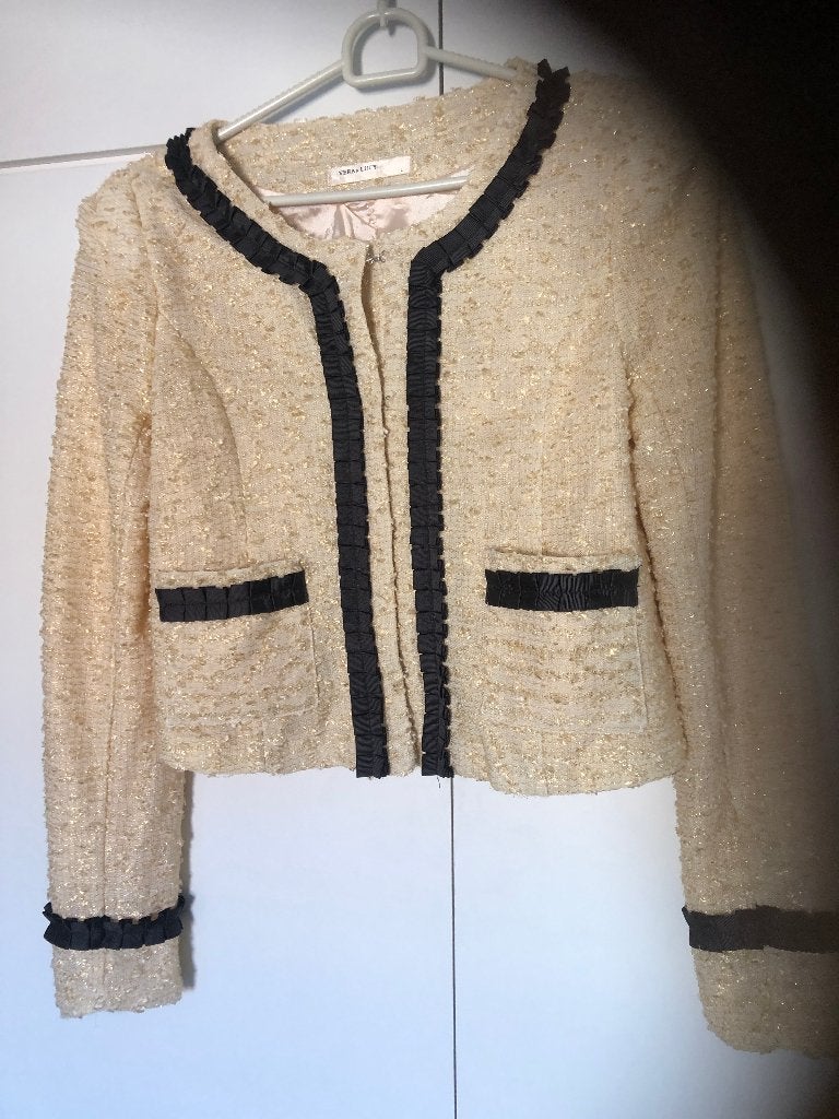 Glitterjasje Goudkleurig, Kleding | Dames, Vera en Lucy, Ophalen of Verzenden, Zo goed als nieuw, Jasje
