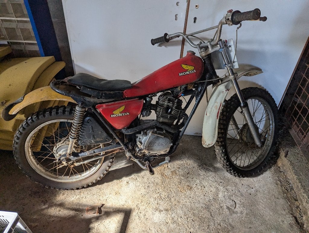 Honda SL125 voor opmaak of onderdelen, Motoren, Gebruikt, Enduro, 11 kW of minder, 124 cc
