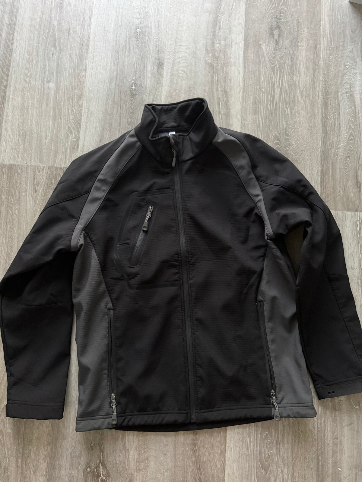 Winddicht en waterafstotend jas tussenjas herfst, Kleding | Heren, Ophalen of Verzenden, Gedragen, Maat 48/50 (M), Zwart
