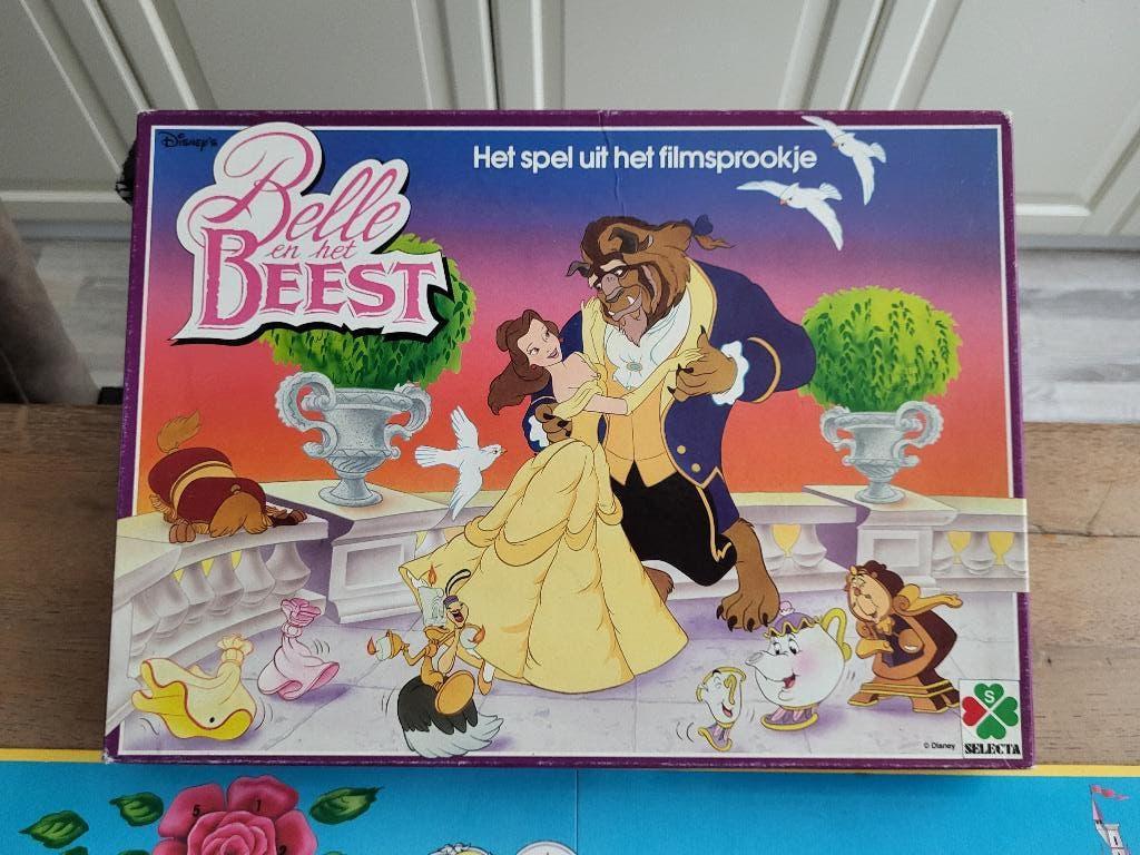spel Belle en het Beest bordspel Disney vintage!, Hobby en Vrije tijd, Gezelschapsspellen | Bordspellen, Een of twee spelers, Ophalen of Verzenden