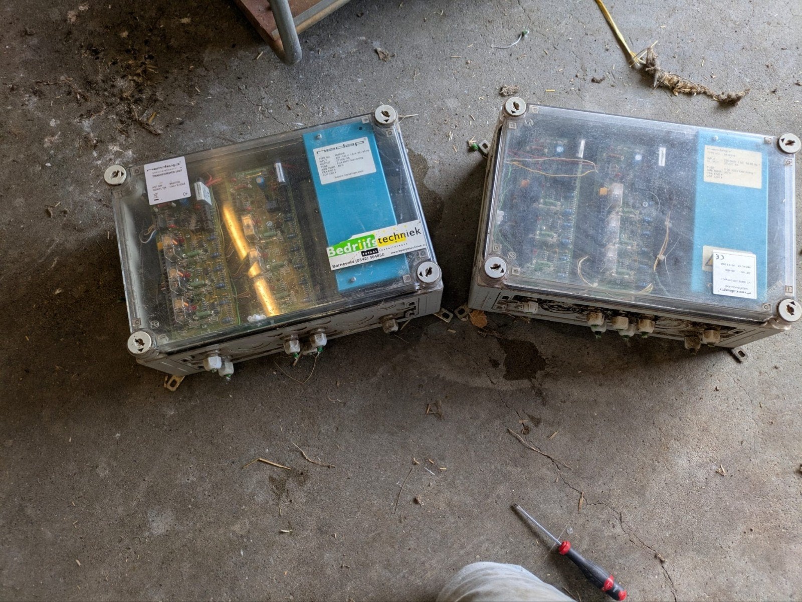 Trafo nedap voerstations agrarisch, Ophalen, Gebruikt