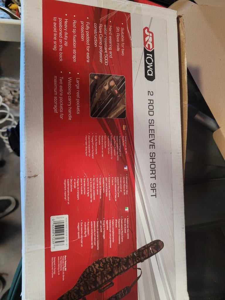 Jrc rova 9ft 2 rod foudraal nieuw, Ophalen of Verzenden, Nieuw