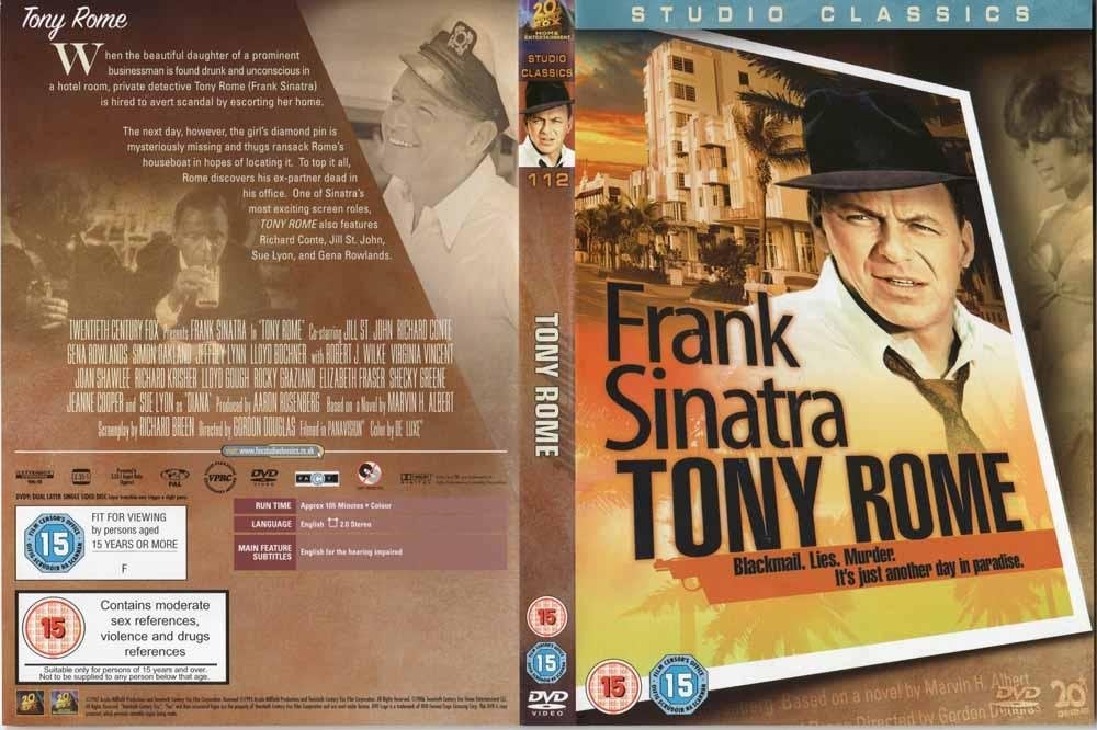 Tony Rome 1967 DVD met Frank Sinatra, Jill St. John, 1960 tot 1980, Alle leeftijden, Ophalen of Verzenden, Zo goed als nieuw