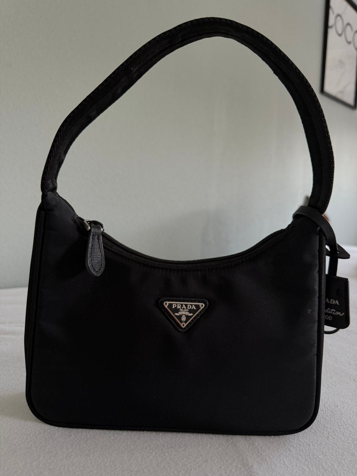 Prada tasje, Sieraden, Tassen en Uiterlijk, Tassen | Damestassen, Ophalen of Verzenden, Nieuw, Zwart