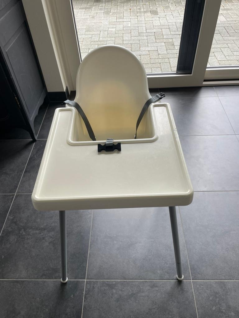 Wit en verstelbaar, Kinderen en Baby's, Kinderstoelen, Ophalen, Gebruikt, Overige typen