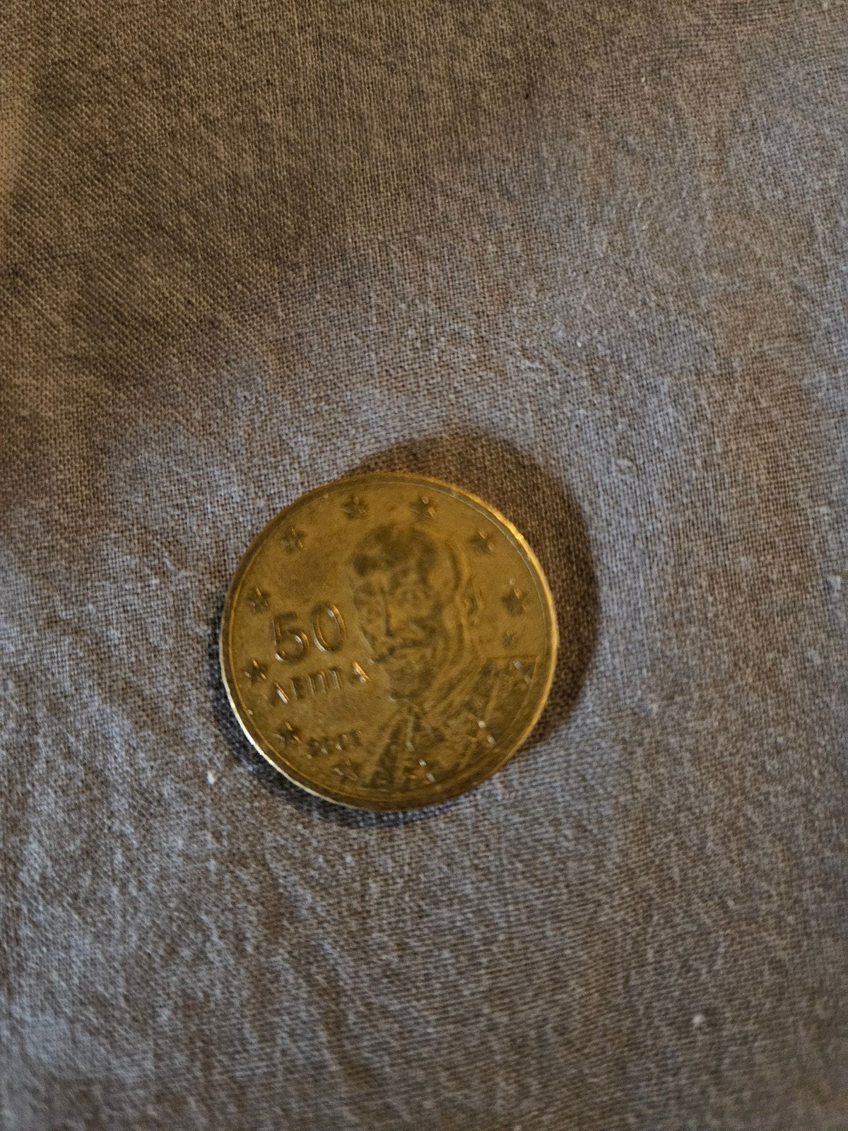 Zeldzame 50 cent munt uit 2002, Ophalen of Verzenden, Overige landen, 50 cent, Losse munt