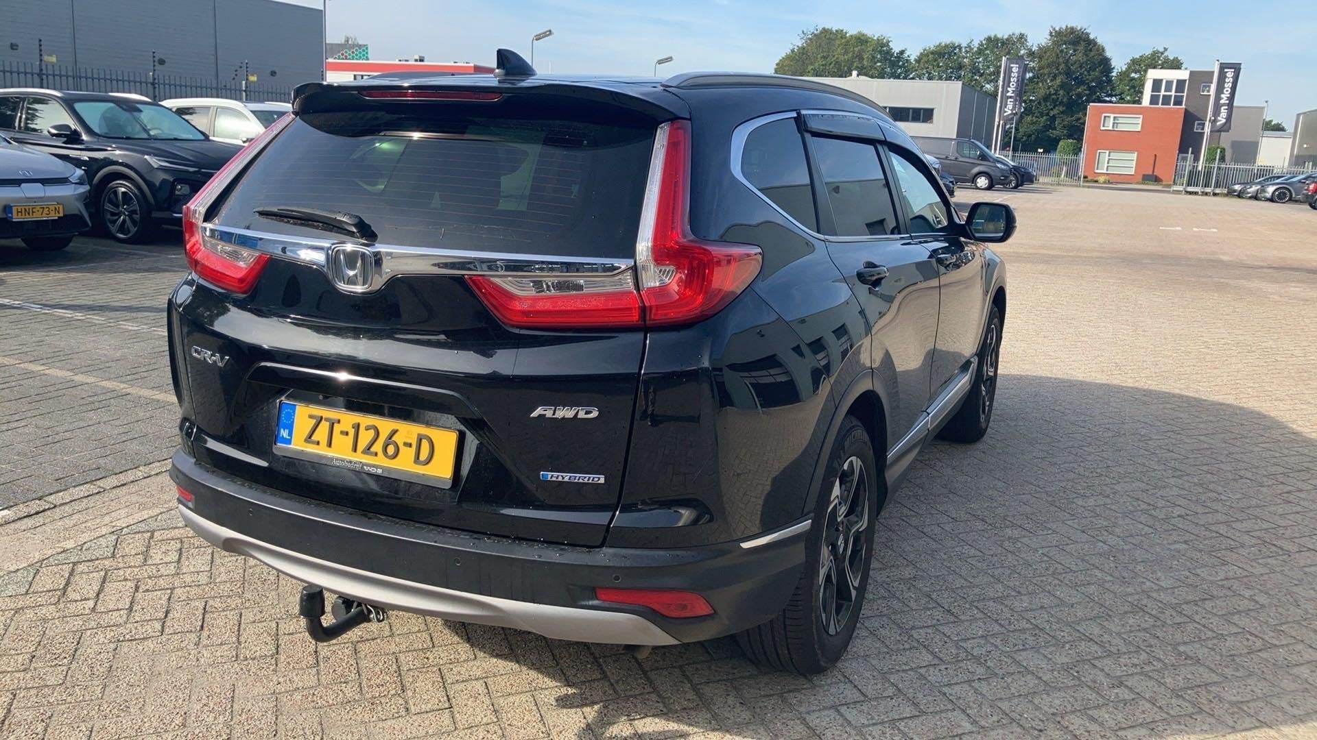 Honda CR-V 2.0 Hybrid AWD Lifestyle VERWACHT ! | AUTOMAAT |, Auto's, Automaat, 4 cilinders, Zwart, Leder