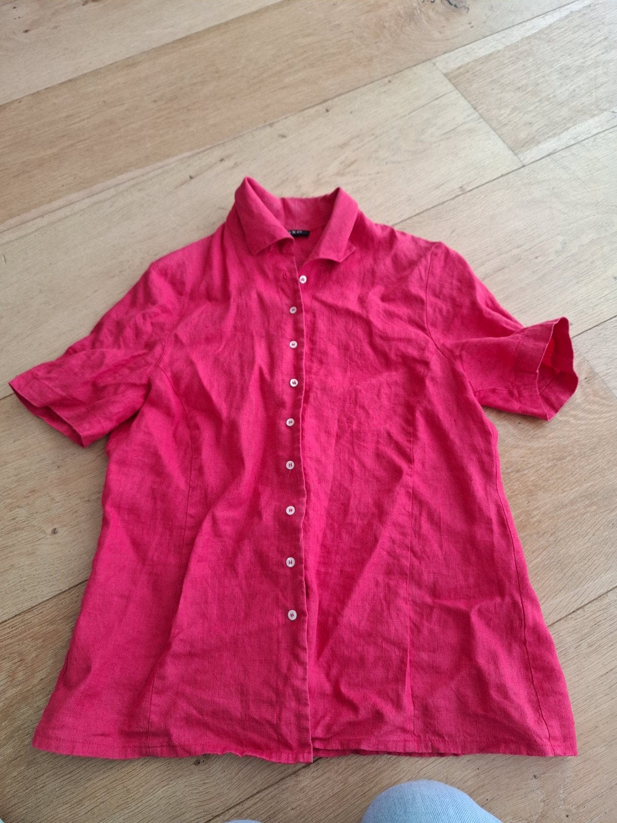 OXO Linnen Top Blouse Maat M 38 Roze, Kleding | Dames, Maat 38/40 (M), OXO, Ophalen of Verzenden, Zo goed als nieuw