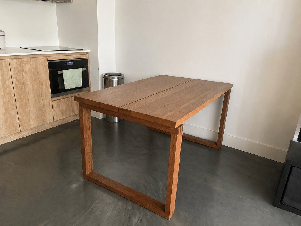 IKEA Dining Table – Oak Veneer – 140 x 85 cm, Gebruikt, 50 tot 100 cm, 100 tot 150 cm, Eikenhout