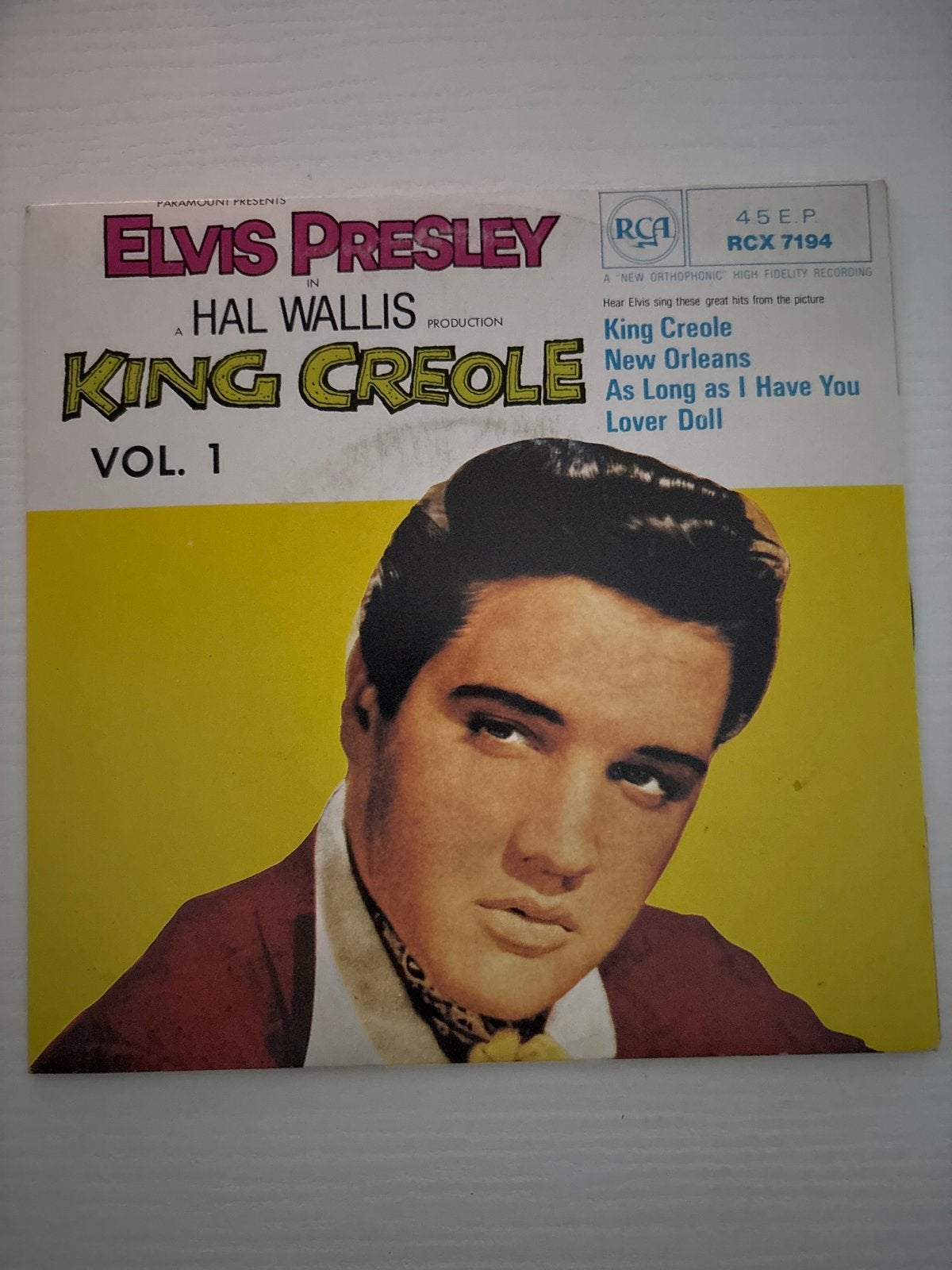 Elvis Presley - King Creole Vol. 1 - 45 toeren vinyl EP, Ophalen of Verzenden, Zo goed als nieuw, Cd of Plaat