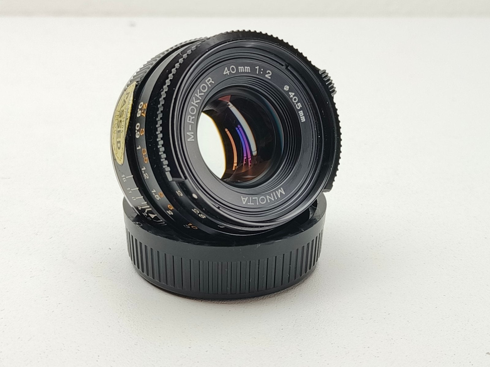 Minolta M-Rokkor 40mm f/2 Leica M-mount lens, Ophalen of Verzenden, Zo goed als nieuw, Standaardlens