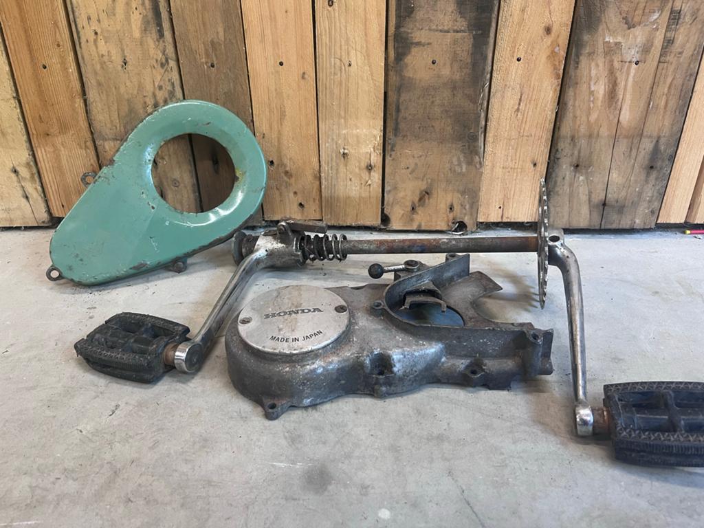 Complete trapperset Honda C50 OT, Ophalen of Verzenden, Gebruikt, Overige modellen