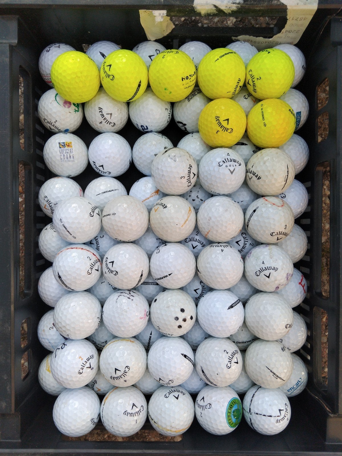 Golfballen Callaway Warbird, Ophalen of Verzenden, Gebruikt, Bal(len), Callaway