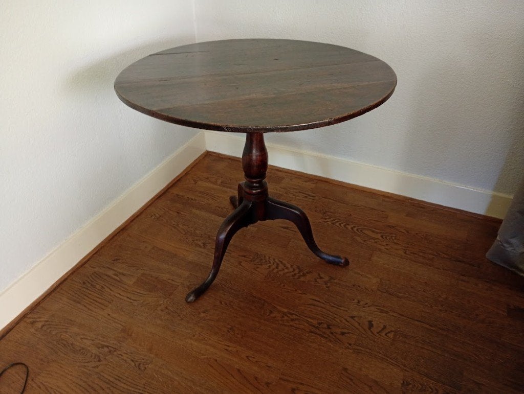 Fraaie antieke Engelse Tilttop klaptafel eind 18e eeuw, Antiek en Kunst, Antiek | Klokken, Ophalen