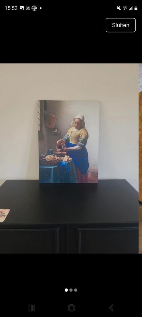 Melkmeisje, Antiek en Kunst, Kunst | Schilderijen | Klassiek, Ophalen of Verzenden