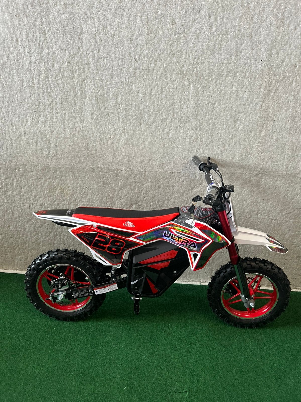 Nieuwe Ultra 1000 watt elektrische rode kinder crossmotor, Ophalen, Nieuw, Ultra, Ultra