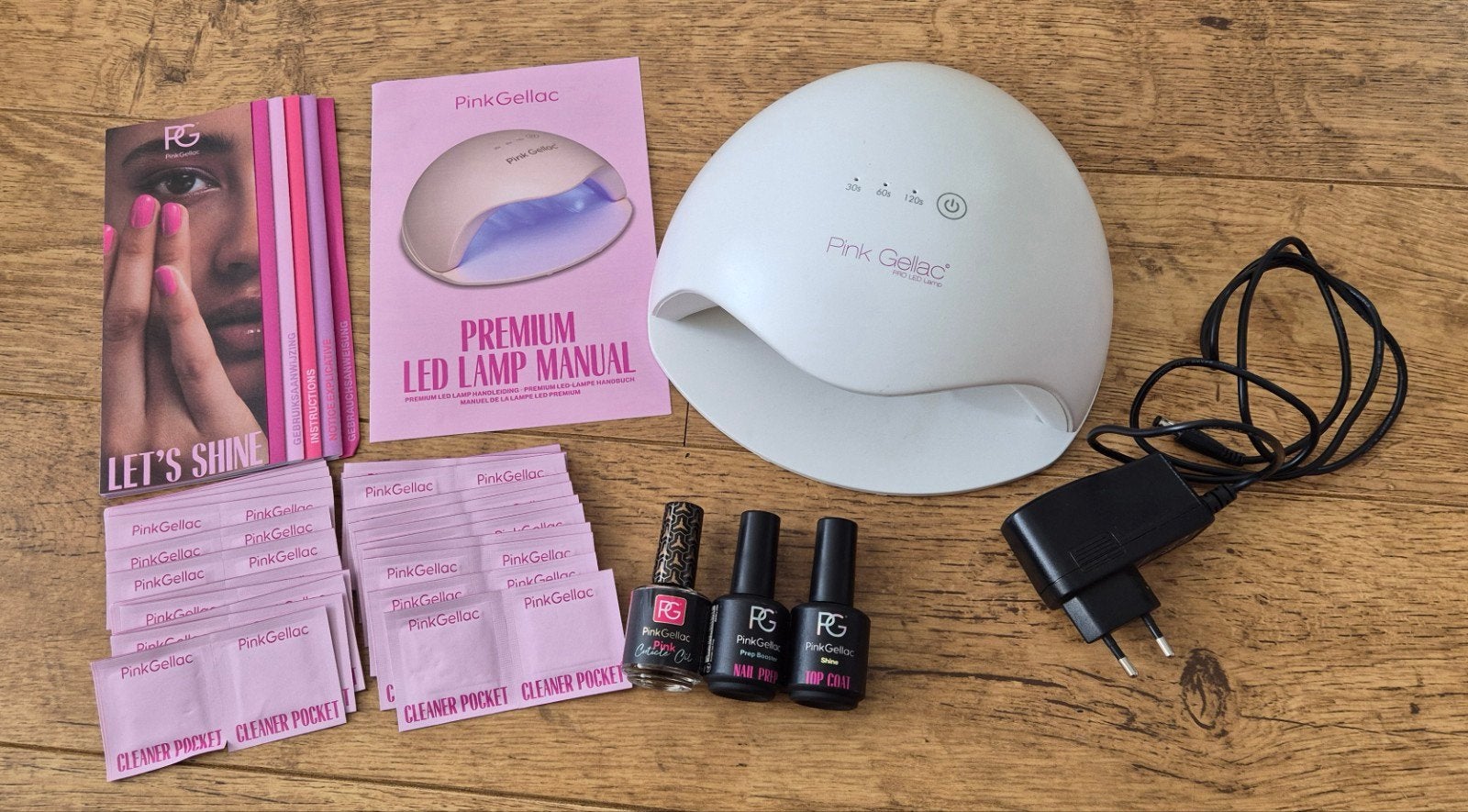 Pink Gellac LED Lamp & Starterspakket - Zo goed als nieuw, Ophalen of Verzenden, Zo goed als nieuw, Verzorging