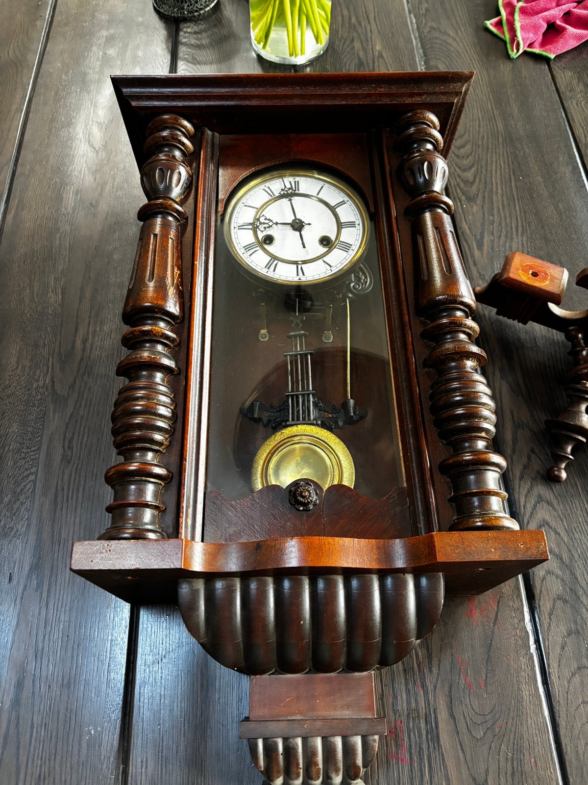 Regulator Wandklok, Ophalen