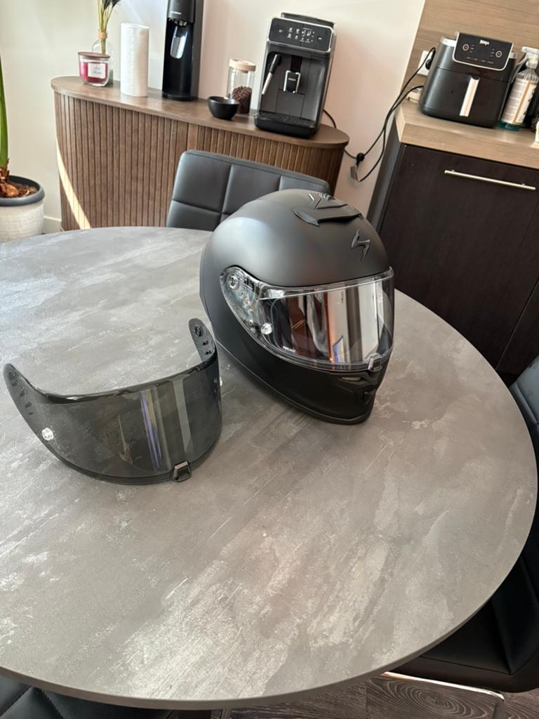 Scorpion EXO-R1 AIR Matt Black NIEUW, Heren, Nieuw zonder kaartje, Integraalhelm, L