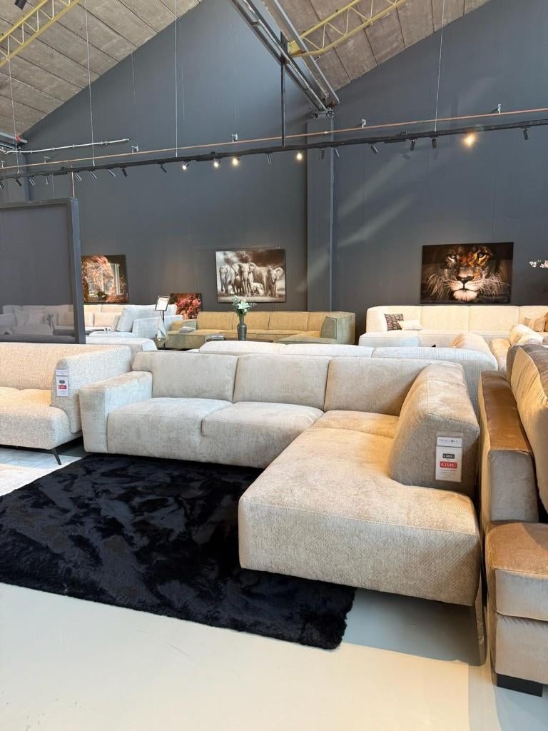 Snel leverbaar | Hoekbank lounge Boucle | Comfor | Utrecht, Ophalen, 250 tot 300 cm, Info@trendvortex.com, 4131 NH