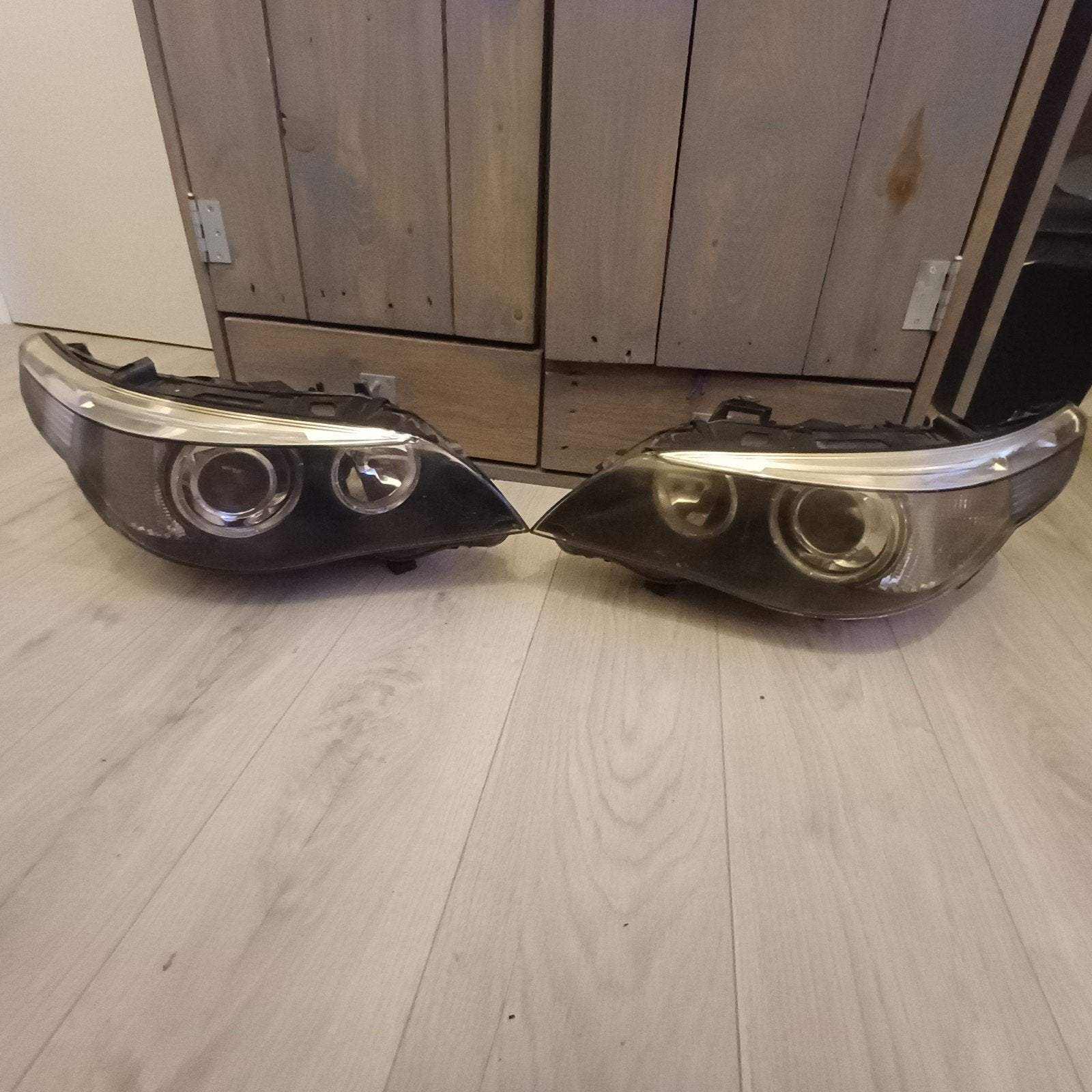 Angel Eye led koplampen Bmw 525i. E63 2003, Auto-onderdelen, Ophalen of Verzenden, Gebruikt, BMW