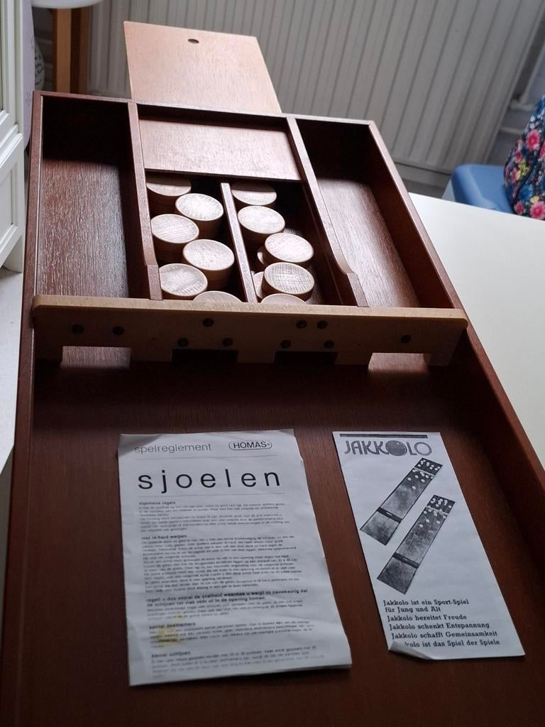 Hommas Sjoelbak S-40 - Klassiek Hollands Gezelschapsspel, Vijf spelers of meer, Ophalen, Gebruikt, Hommas