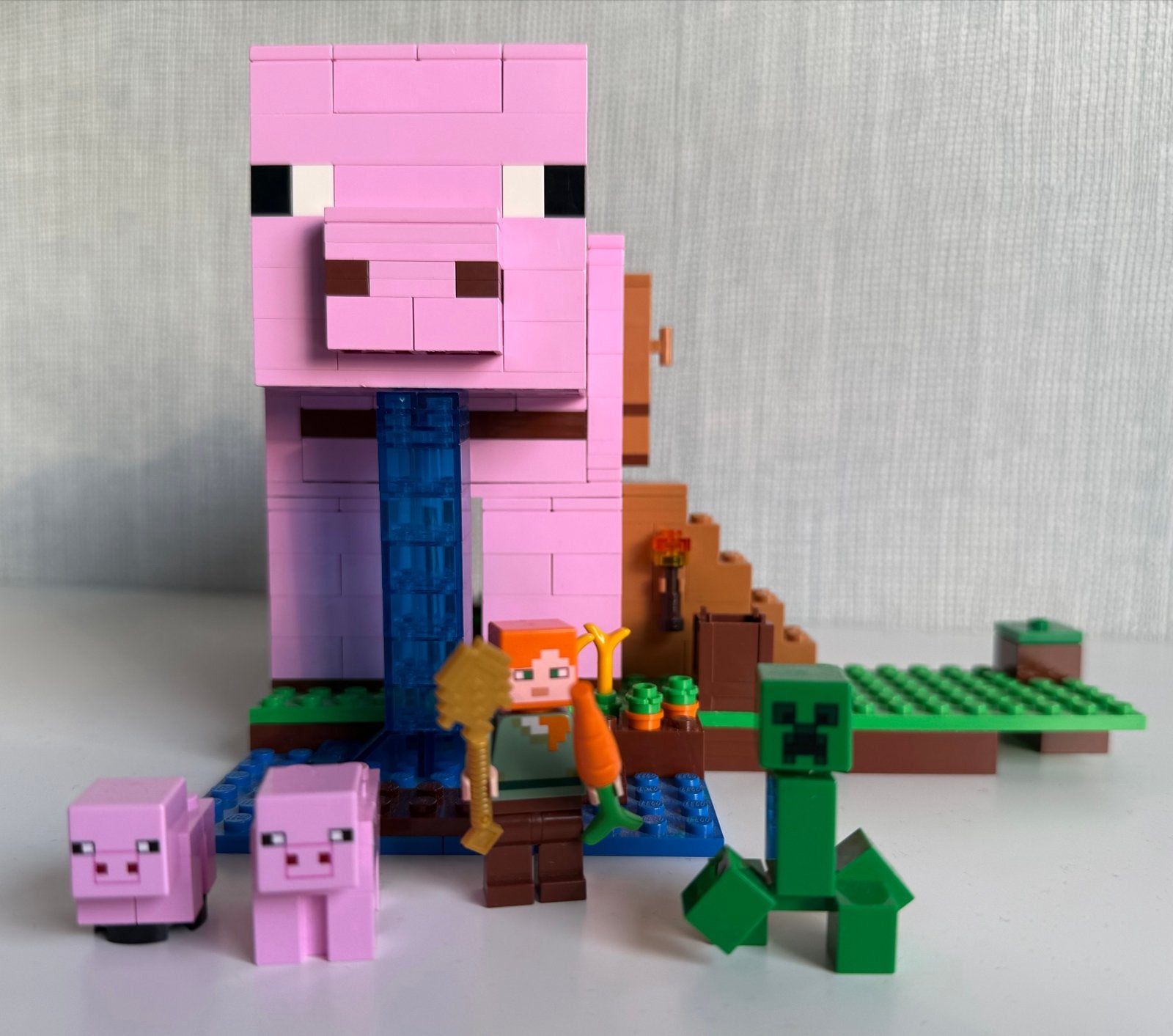 LEGO Minecraft Het Varkenshuis (21170) - Zo goed als nieuw, Minecraft, Lego, Ophalen of Verzenden, Zo goed als nieuw