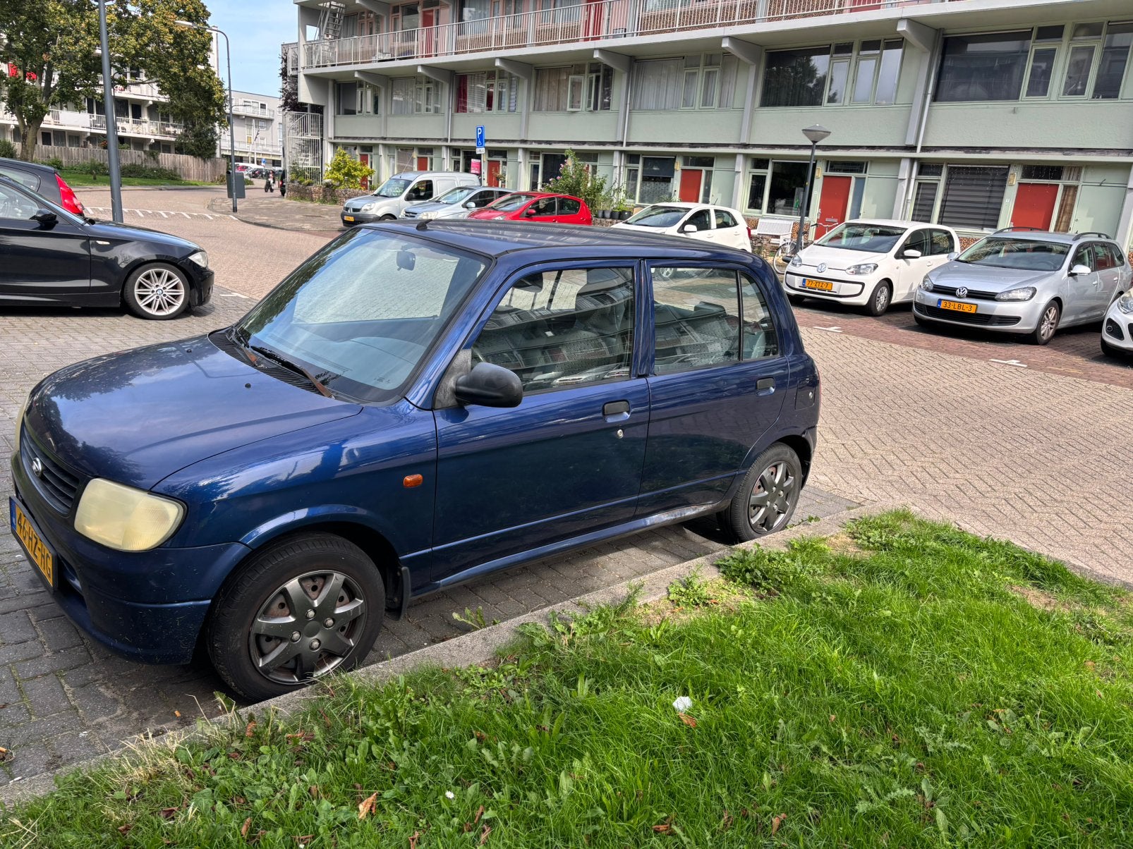 Daihatsu Cuore 1.0 STI AUT 2002 Blauw, Auto's, Daihatsu, 15 km/l, 600 kg, 18 €/maand, Cuore