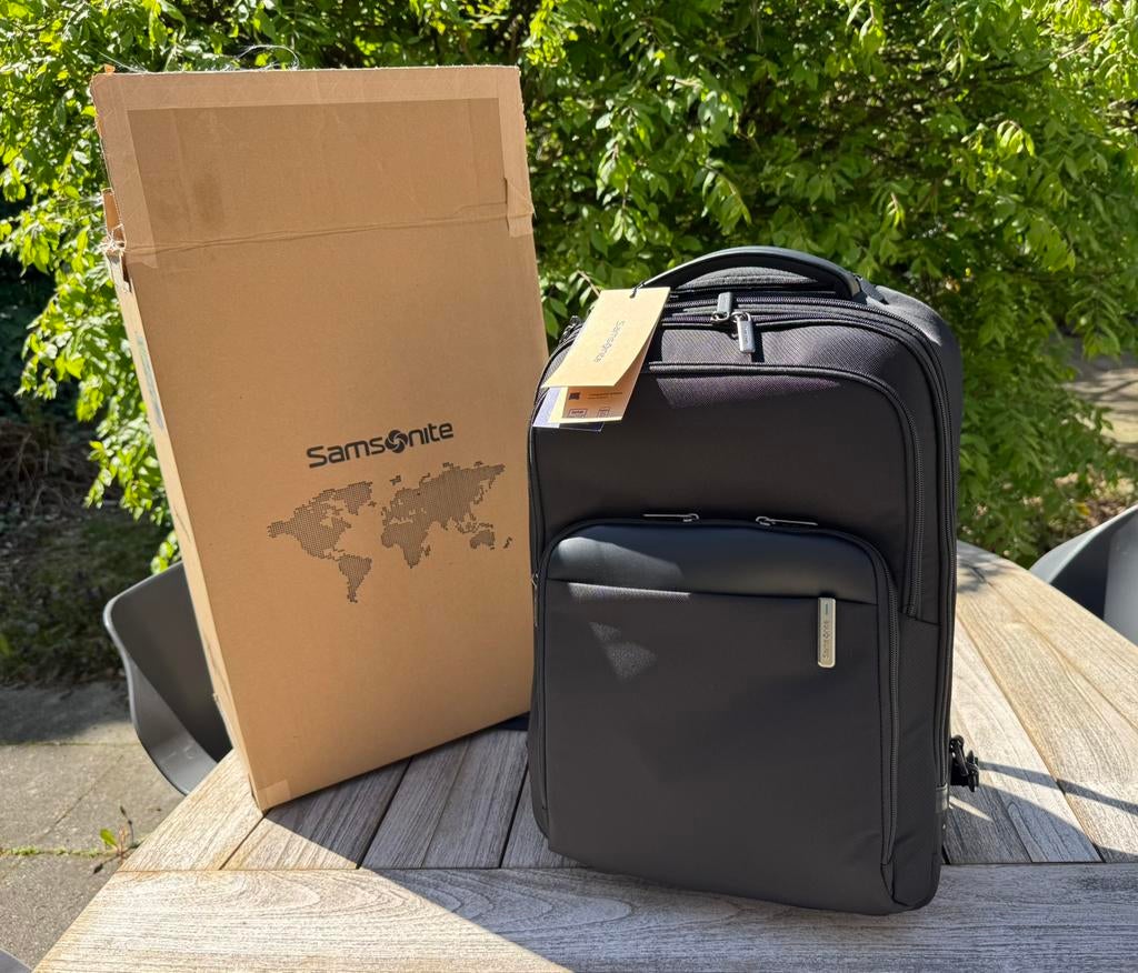 Samsonite Evosight laptoptrolley 17.3" Zwart Nieuwstaat, Wieltjes, 50 tot 60 cm, Hard kunststof, Ophalen of Verzenden