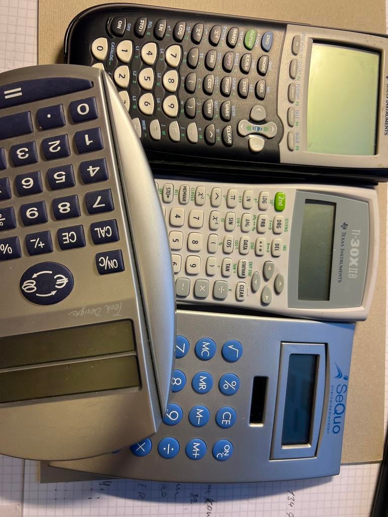 Rekenmachines, Ophalen of Verzenden