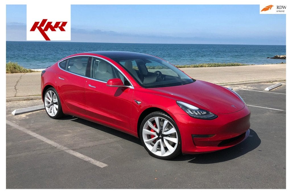 Tesla Model 3 Performance Enhanced autopilot 89% SOH wit int, Auto's, Automaat, 462 pk, 1249 min, Geïmporteerd