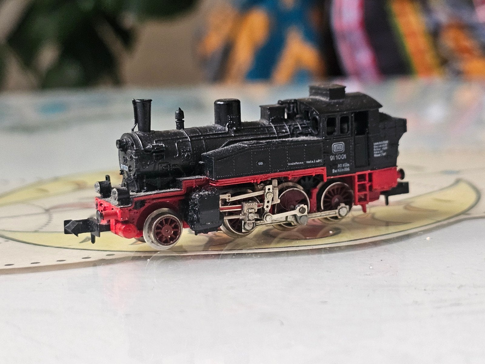 Fleischmann N piccolo locje BR 91, Ophalen of Verzenden, Gebruikt