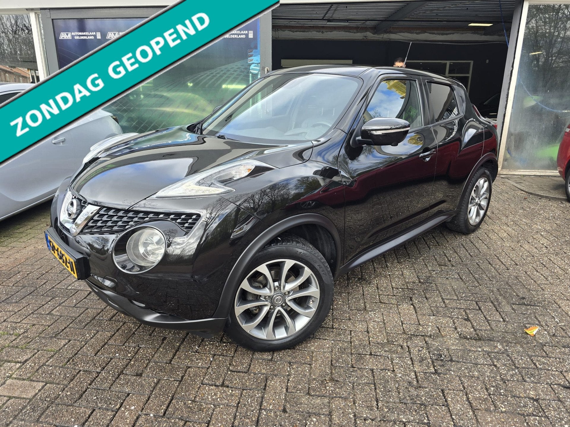 Nissan Juke 1.5 dCi S/S Tekna | 2E EIGENAAR | 3/6 OF 12MND G, Auto's, Nissan, Voorwielaandrijving, 4 cilinders, Zwart, Bedrijf