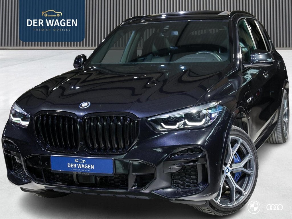 BMW X5 xDr45e M SPORT / PANODAK / ACC / TREKHAAK / HIFI / 21, Auto's, BMW, Met garantie (alle), Zwart, Vierwielaandrijving, Hybride Elektrisch/Benzine
