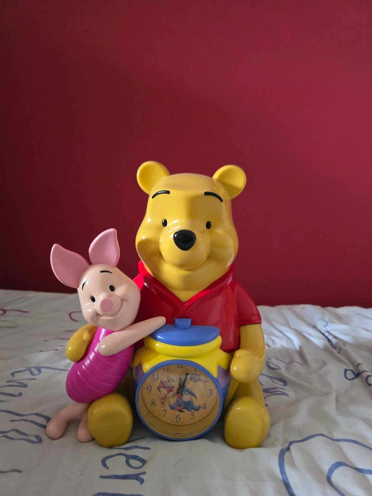 Winnie de Poeh en Knorretje wekker/spaarpot.Ik heb er 2, Ophalen of Verzenden, Gebruikt, Jongen of Meisje