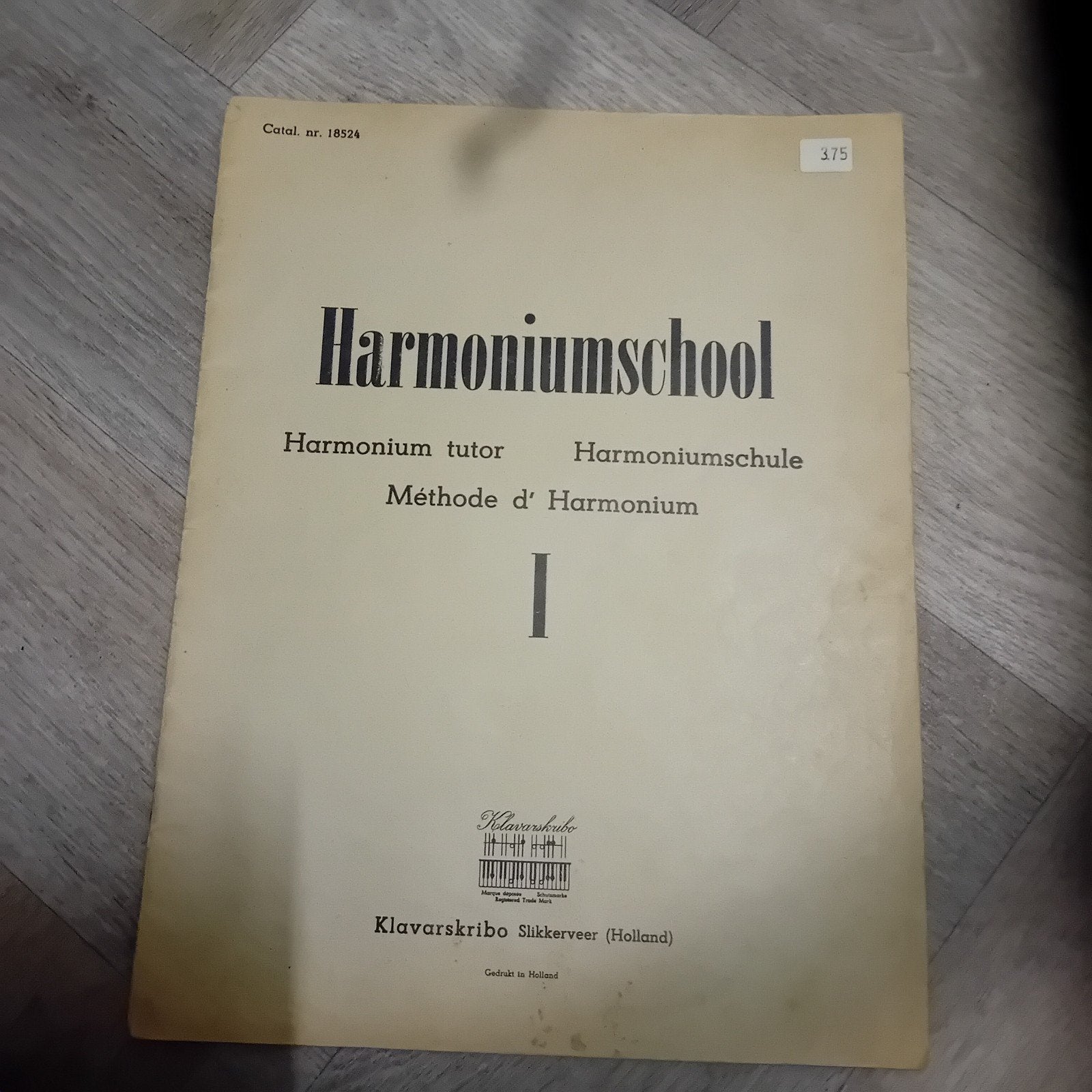 Harmoniumschool I - Klavar Skribo (Holland), Ophalen of Verzenden