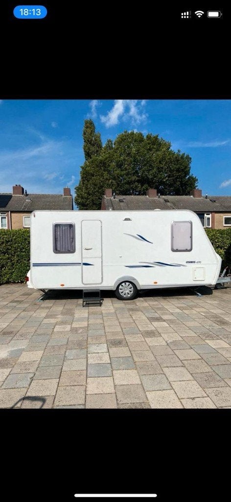 Caravelair Osiris 470 2005 4p mover voortent luifel, Caravans en Kamperen, Ophalen, Zo goed als nieuw