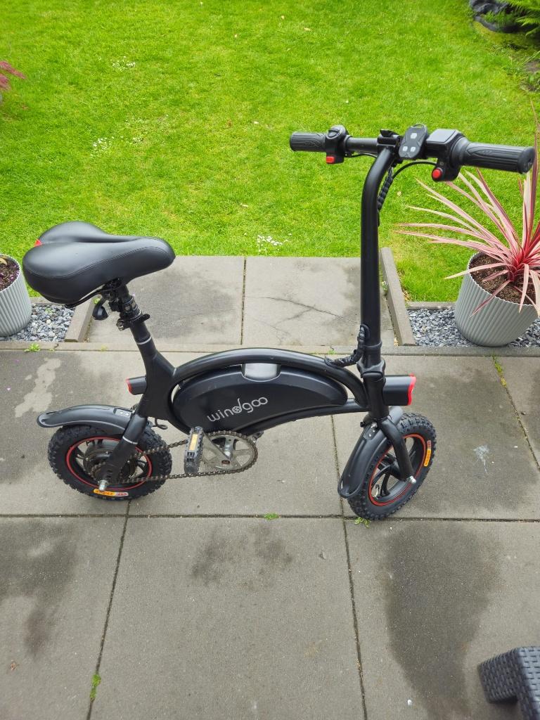 Custom Windgoo B3 E-bike (Unieke look!) Let op, goed lezen, Minder dan 47 cm, Ophalen, Minder dan 30 km per accu, Overige merken