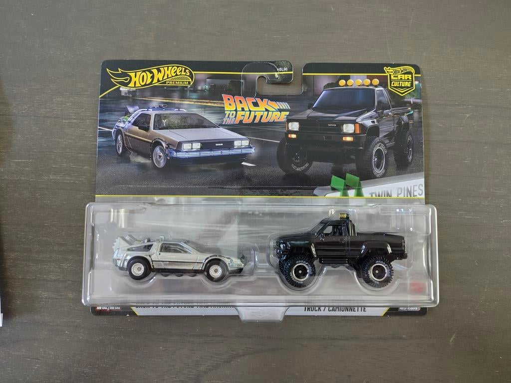 Hot Wheels back to the future duopack, Ophalen of Verzenden, Nieuw, Auto