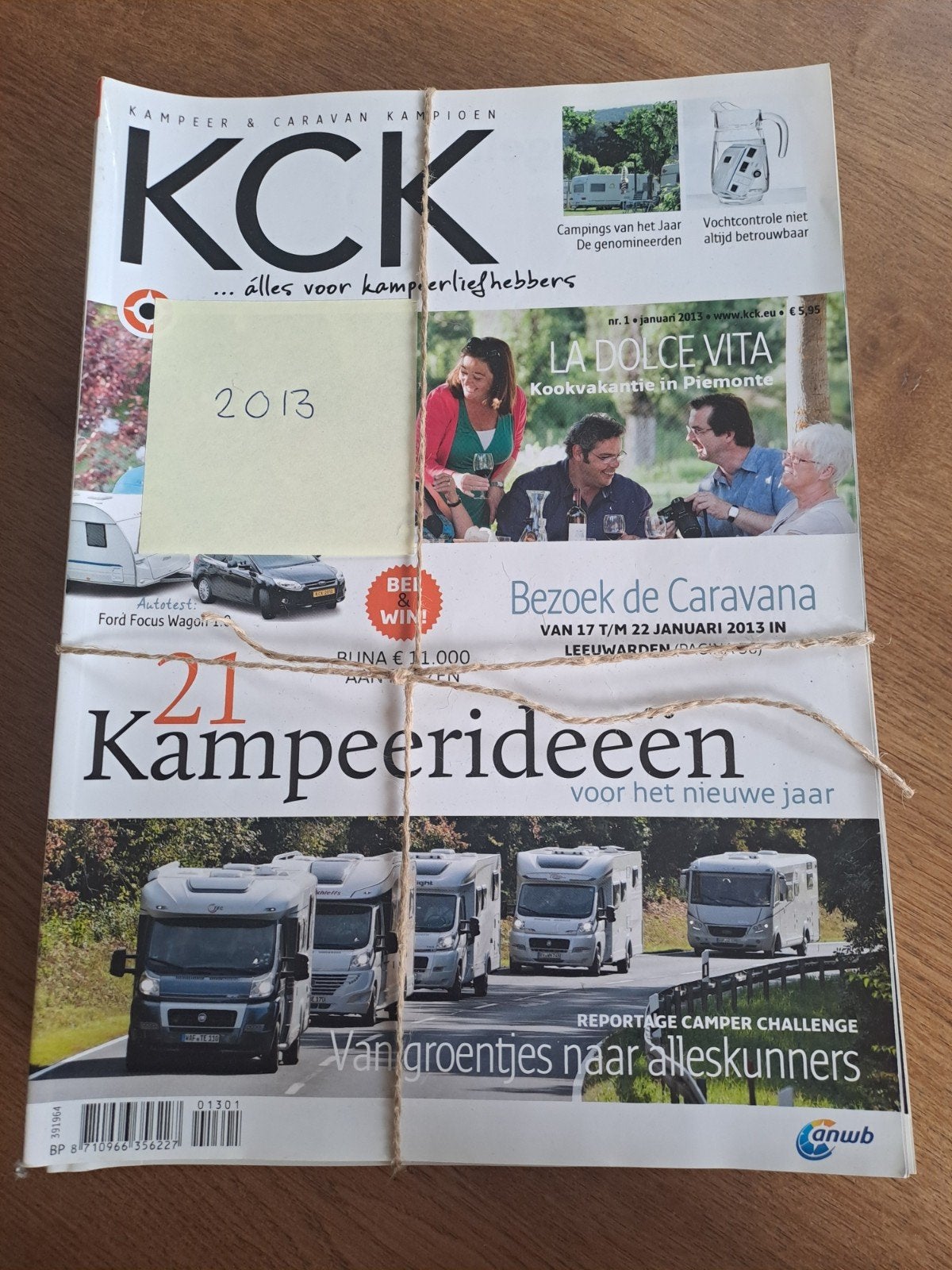KCK Kampeer & Caravan Kampioen tijdschriften 2013, Ophalen of Verzenden