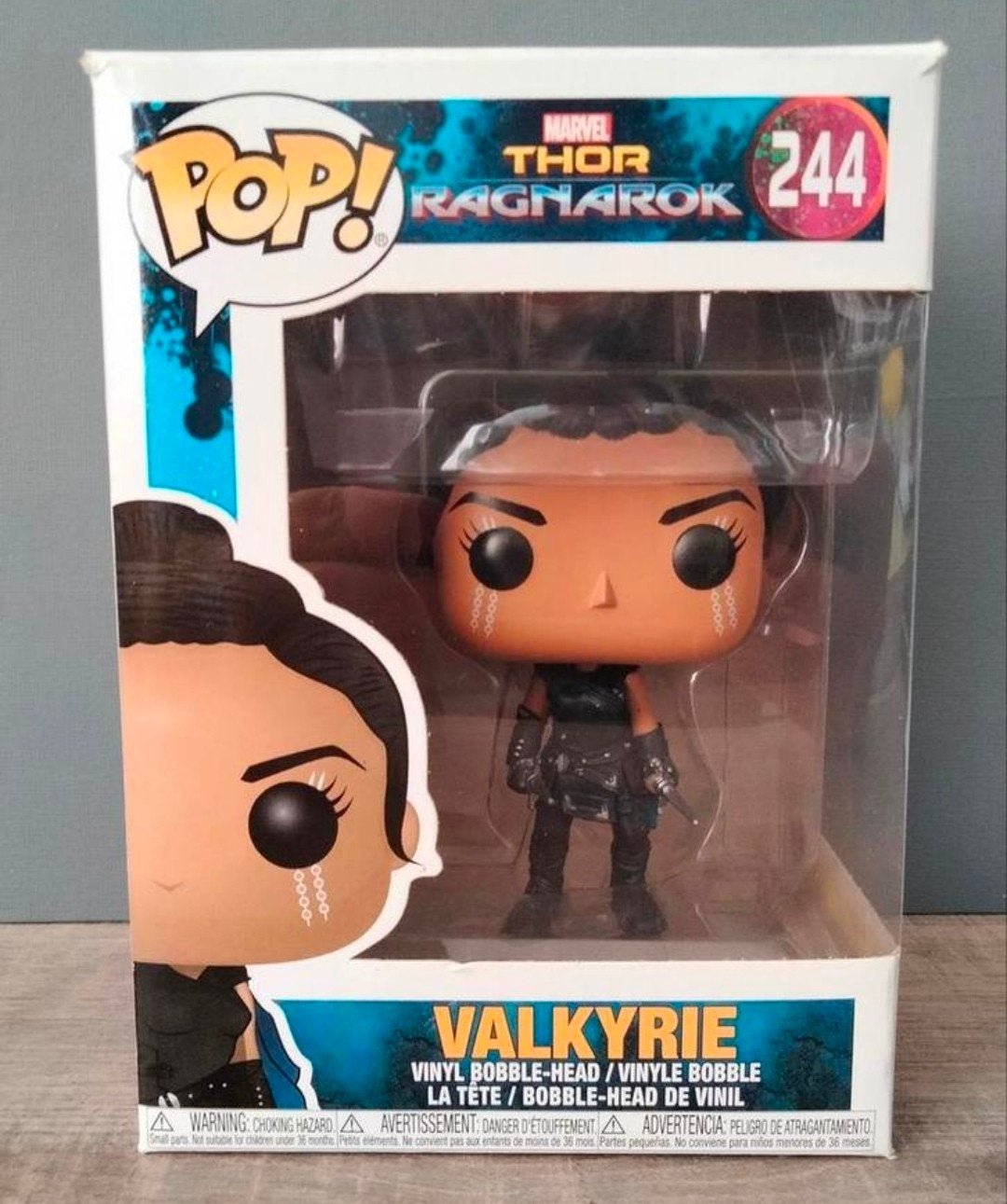 244 Valkyrie Marvel Thor Ragnarok Funko Pop, Ophalen of Verzenden, Zo goed als nieuw