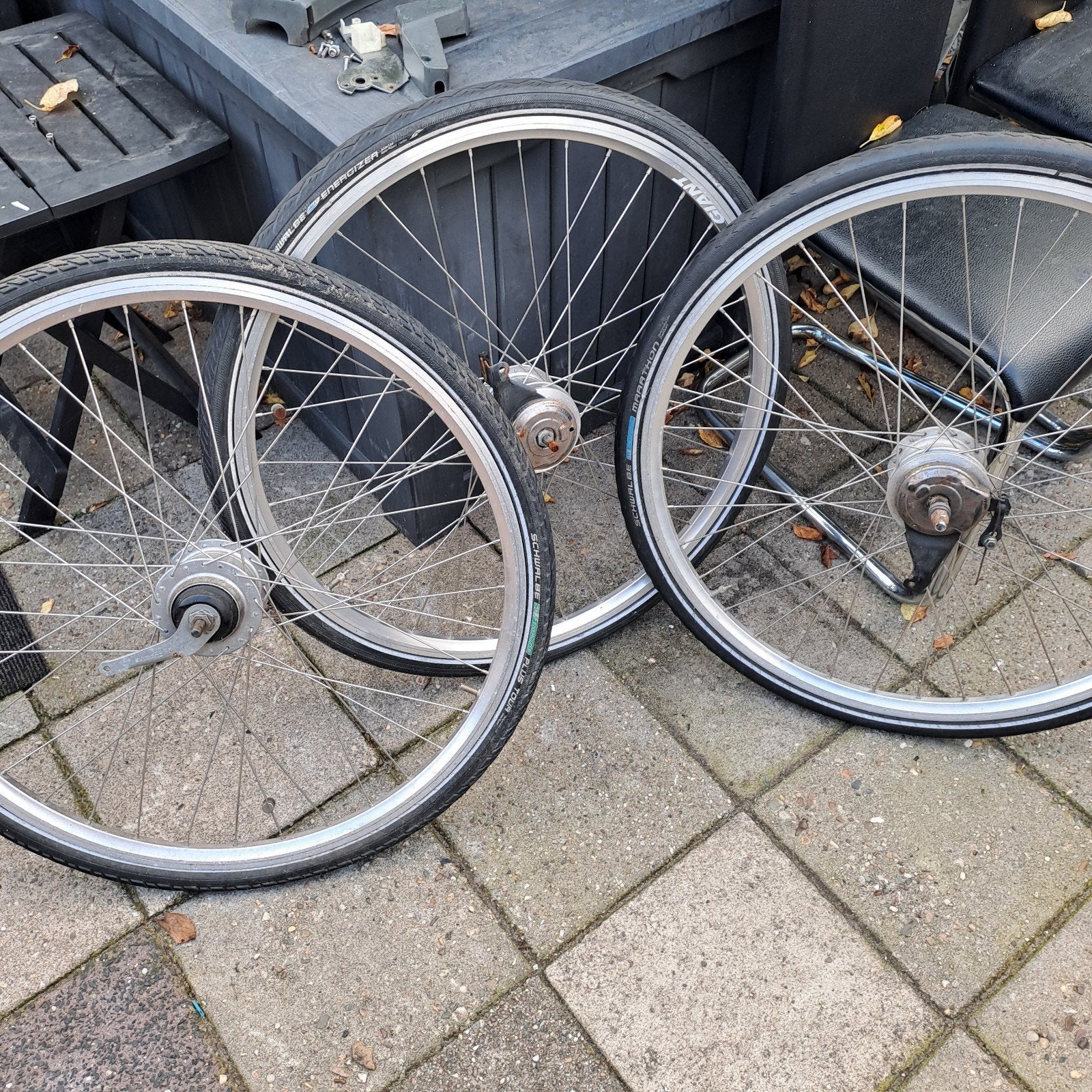 28inch achterwielen zowel 7 als 8 versnellingen, Fietsen en Brommers, Ophalen, Gebruikt