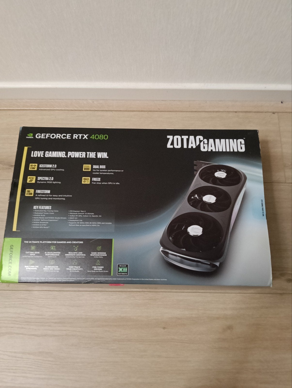ZOTAC GAMING GeForce RTX 4080 Trinity Videokaart Alleen DOOS, Computers en Software, Videokaarten, GDDR6, PCI-Express 4, Nieuw