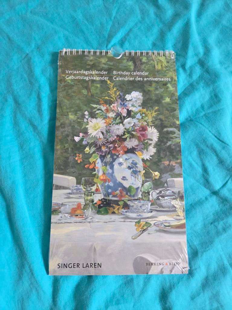 Verjaardagskalender Singer Laren, nog ongeopend, Diversen, Kalenders, Ophalen of Verzenden, Maandkalender, Nieuw