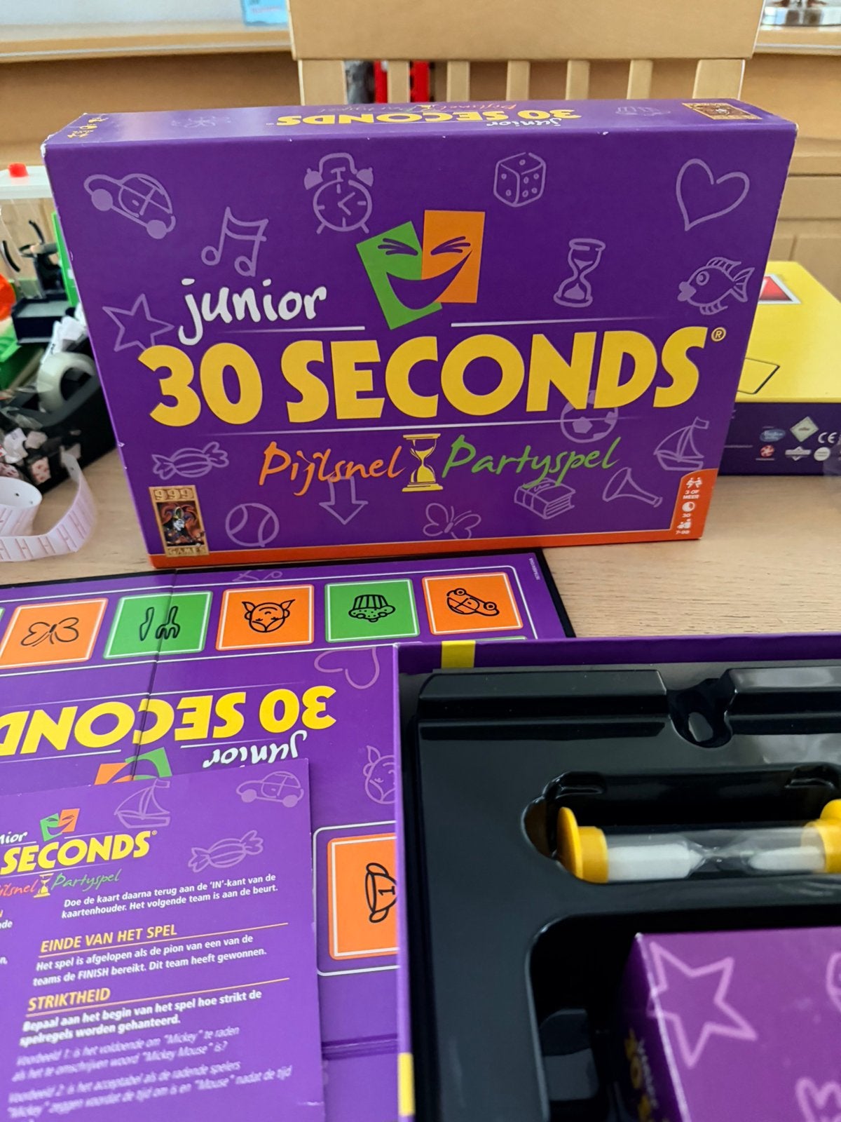 30 seconds junior zgan, Hobby en Vrije tijd, Gezelschapsspellen | Bordspellen, Ophalen of Verzenden, Zo goed als nieuw