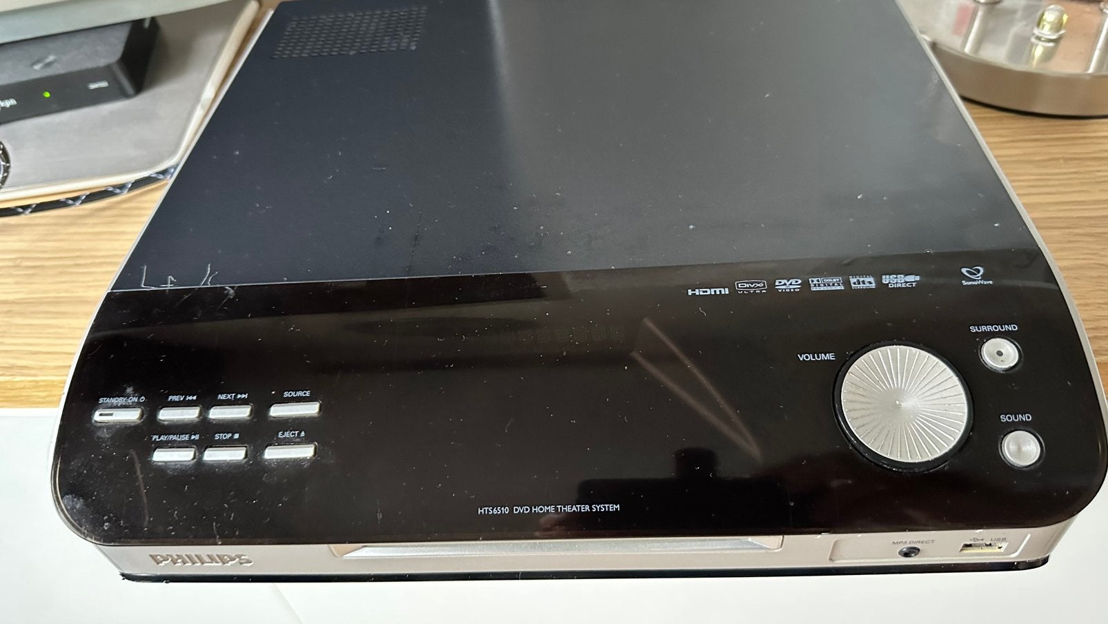 Gevraagd Philips HTS6510 home cinema set DVD speler, Ophalen of Verzenden, Zo goed als nieuw, Philips, Dvd-speler