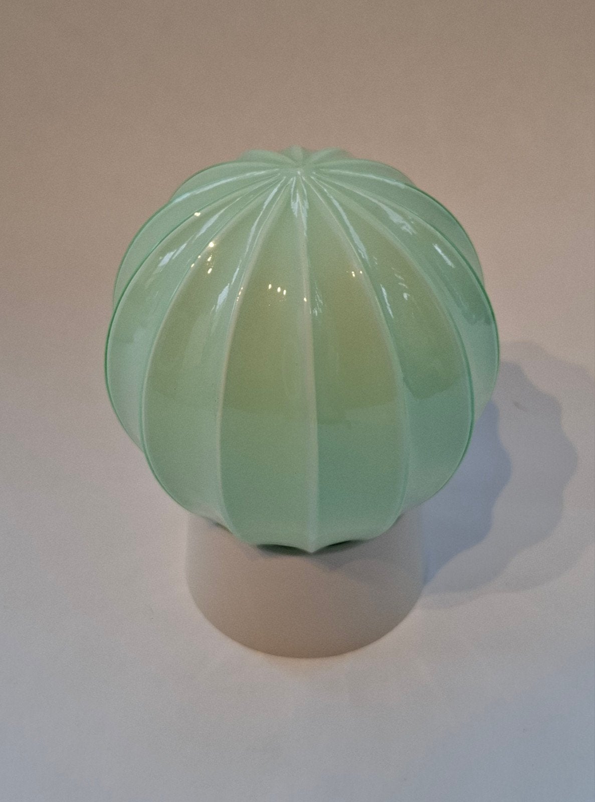 Vintage Art Deco Thabur Plafondlamp, Ophalen of Verzenden, Glas