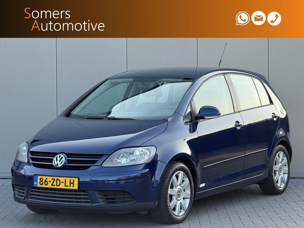 Volkswagen Golf Plus 1.9 TDI Optive 3 H6 | Airco | Lichtmeta, Auto's, Volkswagen, Gebruikt, 4 cilinders, Blauw, Origineel Nederlands