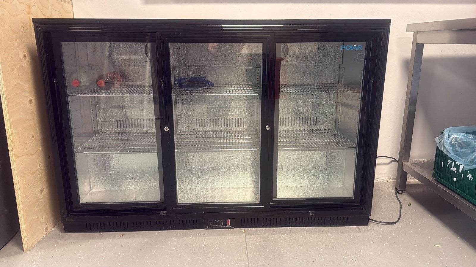 Defecte Polar Koelkast met 3 Glazen Deuren. Koelt niet goed, Witgoed en Apparatuur, 200 liter of meer, 60 cm of meer, Ophalen